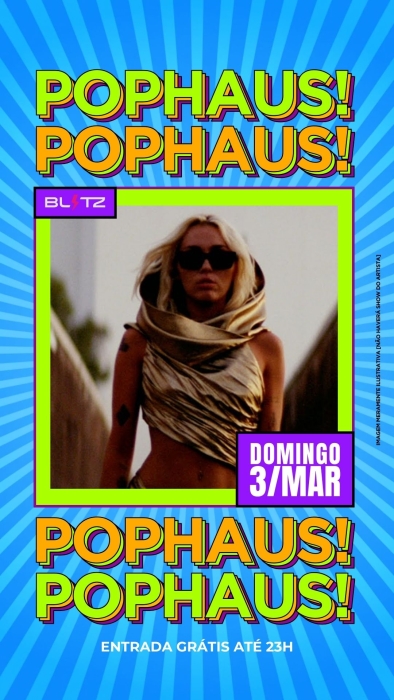 Evento: POPHAUS! ✸ O melhor do Pop e do Funk no Domingo da Haus! ✸