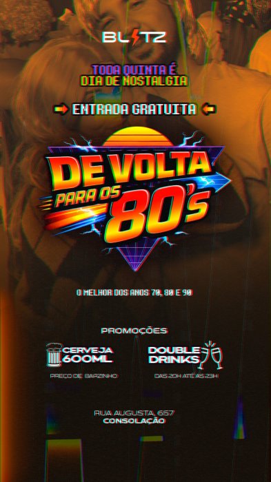 Evento: DE VOLTA AOS 80