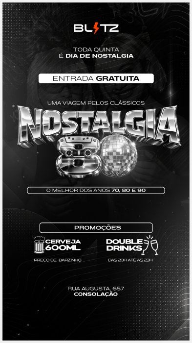Evento: Nostalgia 80