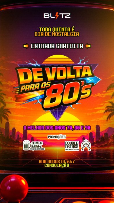 Evento: DE VOLTA  AOS 80