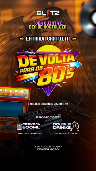 Evento: DE VOLTA AOS 80