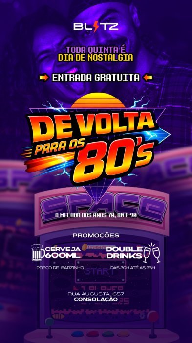 Evento: DE VOLTA AOS 80