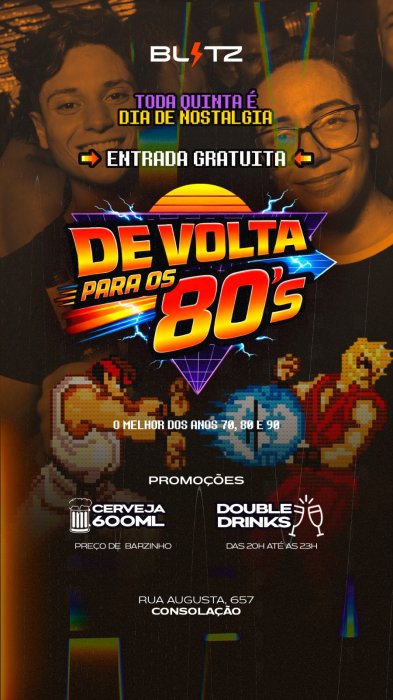 Evento: DE VOLTA AOS 80
