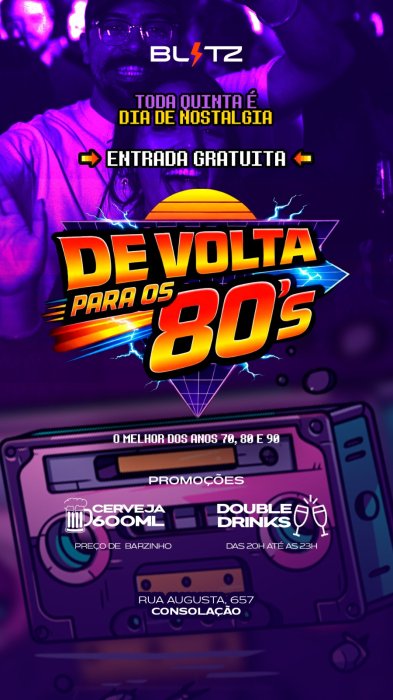 Evento: DE VOLTA AOS 80