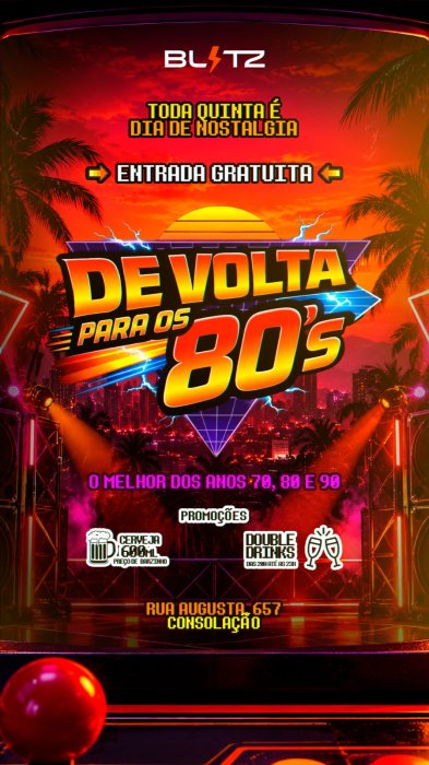 Evento: DE VOLTA AOS 80